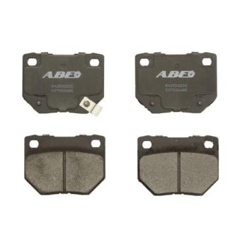 Jeu de 4 plaquettes de frein arrière ABE C27006ABE pour NISSAN 350 3.5 - 301cv
