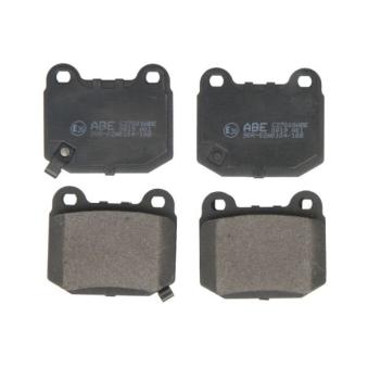 Jeu de 4 plaquettes de frein arrière ABE C27008ABE pour NISSAN 350 3.5 - 301cv