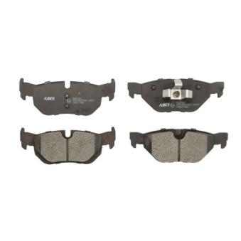 Jeu de 4 plaquettes de frein arrière ABE C2B017ABE pour TOYOTA CAMRY 116 i - 122ch