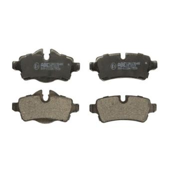 Jeu de 4 plaquettes de frein arrière ABE C2B023ABE pour MINI MINI Cooper D - 112ch