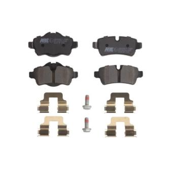 Jeu de 4 plaquettes de frein arrière ABE OEM 6778325