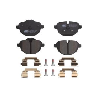 Jeu de 4 plaquettes de frein arrière ABE OEM 34216796741