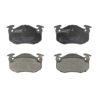 Jeu de 4 plaquettes de frein arrière ABE C2C002ABE pour CADILLAC XLR 1.8 - 110cv