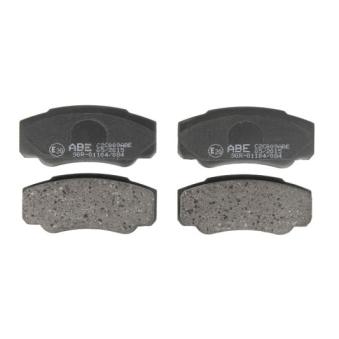 Jeu de 4 plaquettes de frein arrière ABE C2C009ABE pour PORSCHE CAYMAN 2.0 4x4 - 110cv