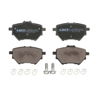 Jeu de 4 plaquettes de frein arrière ABE C2C016ABE pour ALFA ROMEO GIULIA PureTech 110 - 110cv
