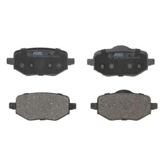 Jeu de 4 plaquettes de frein arrière ABE C2C018ABE