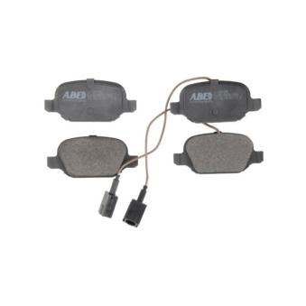 Jeu de 4 plaquettes de frein arrière ABE OEM 77365752