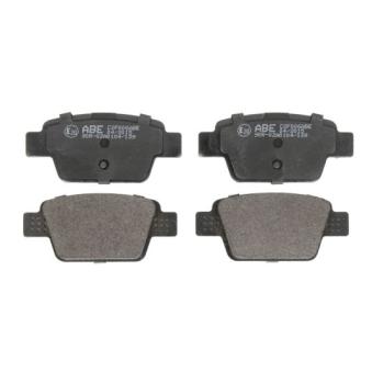 Jeu de 4 plaquettes de frein arrière ABE OEM 71765051