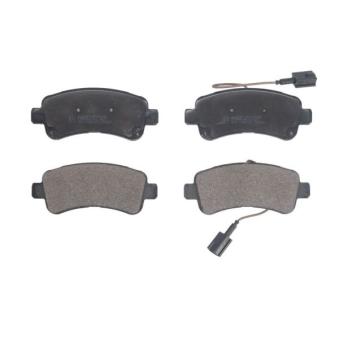 Jeu de 4 plaquettes de frein arrière ABE OEM 1614412180 Jeu de 4 plaquettes de frein arrière ABE OEM 1614412180