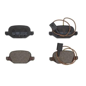 Jeu de 4 plaquettes de frein arrière ABE OEM 77367241