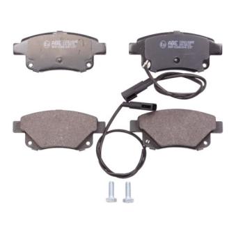 Jeu de 4 plaquettes de frein arrière ABE C2G016ABE pour KIA OPIRUS 2.2 TDCi - 110cv