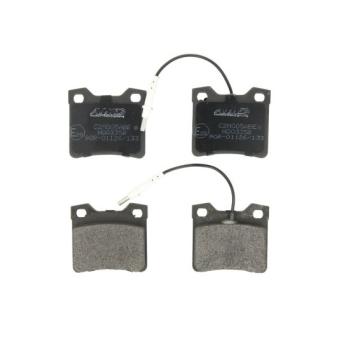 Jeu de 4 plaquettes de frein arrière ABE [C2M005ABE]