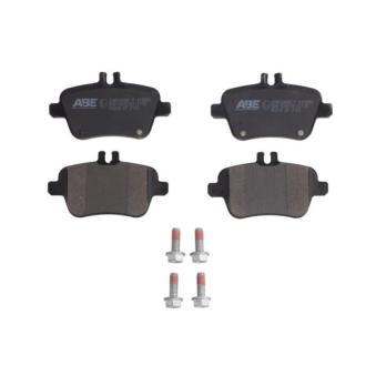 Jeu de 4 plaquettes de frein arrière ABE OEM 0074209620