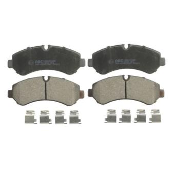 Jeu de 4 plaquettes de frein arrière ABE C2M042ABE pour SKODA KAMIQ 516 CDI - 163cv