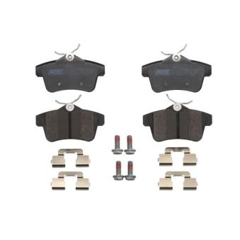 Jeu de 4 plaquettes de frein arrière ABE OEM 1608520680