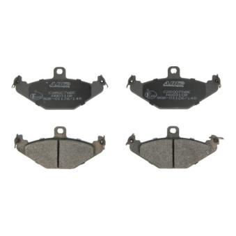 Jeu de 4 plaquettes de frein arrière ABE [C2R007ABE]