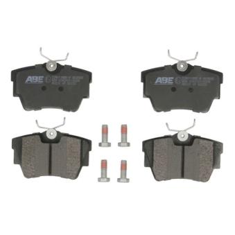 Jeu de 4 plaquettes de frein arrière ABE OEM 7701050918