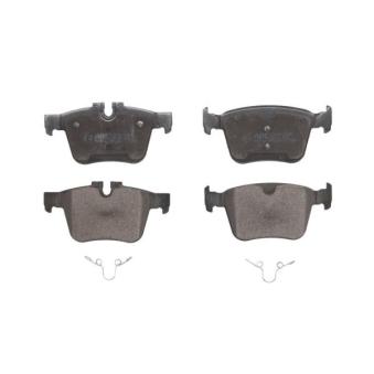 Jeu de 4 plaquettes de frein arrière ABE C2V007ABE pour JAGUAR E-PACE 2.0 P200 MHEV AWD - 200cv