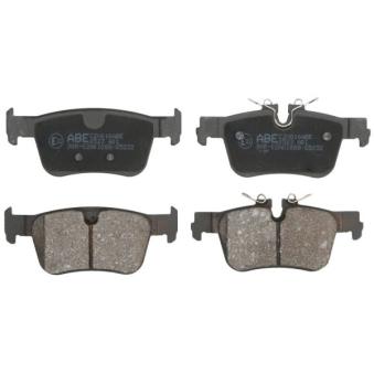 Jeu de 4 plaquettes de frein arrière ABE OEM 32287431