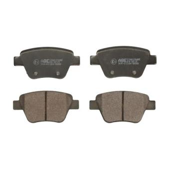 Jeu de 4 plaquettes de frein arrière ABE C2W029ABE pour DS DS 9 2.0 TDI - 110cv