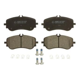 Jeu de 4 plaquettes de frein arrière ABE OEM 2H6698451