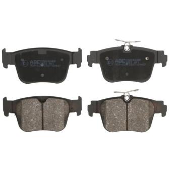 Jeu de 4 plaquettes de frein arrière ABE C2W042ABE pour VOLKSWAGEN CADDY 2,0 TDi BMT - 75cv