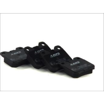 Jeu de 4 plaquettes de frein arrière ABE [C2X001ABE]