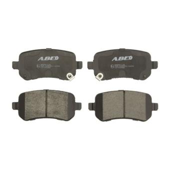 Jeu de 4 plaquettes de frein arrière ABE OEM K68053152AA