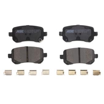 Jeu de 4 plaquettes de frein arrière ABE OEM K68053152AA