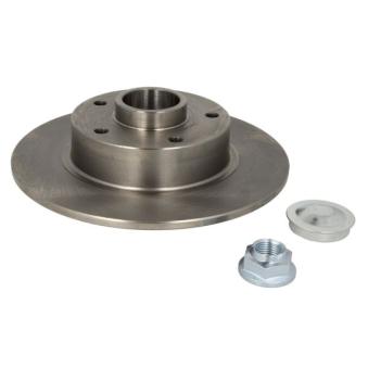 Jeu de 2 disques de frein arrière ABE C4R026ABE pour CITROEN C4 SPACETOURER 1.6 16V Hi-Flex - 110cv