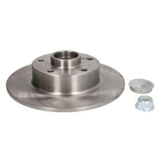 Jeu de 2 disques de frein arrière ABE C4R027ABE pour CITROEN C4 SPACETOURER 1.6 16V Hi-Flex - 110cv