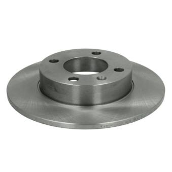 Jeu de 2 disques de frein arrière ABE C4W009ABE pour LADA TOSCANA 1.9 TDI - 110cv