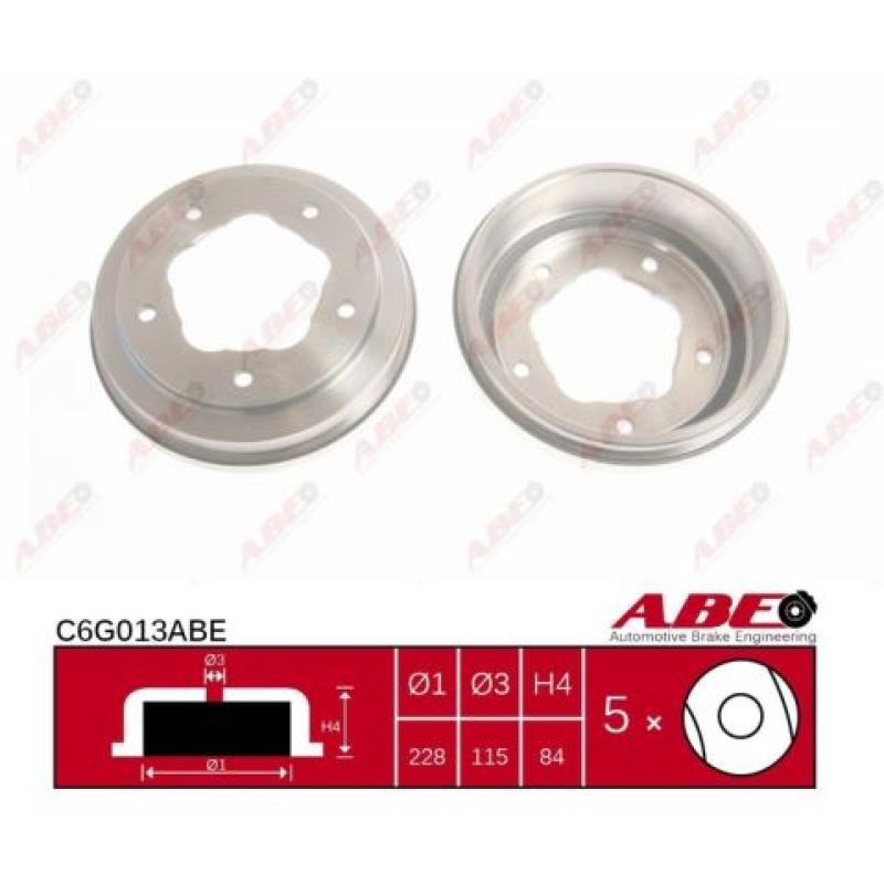 Tambour de frein ABE C6G013ABE - Visuel 2