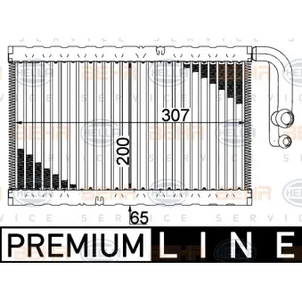 Evaporateur climatisation BEHR HELLA SERVICE [8FV 351 003-521]