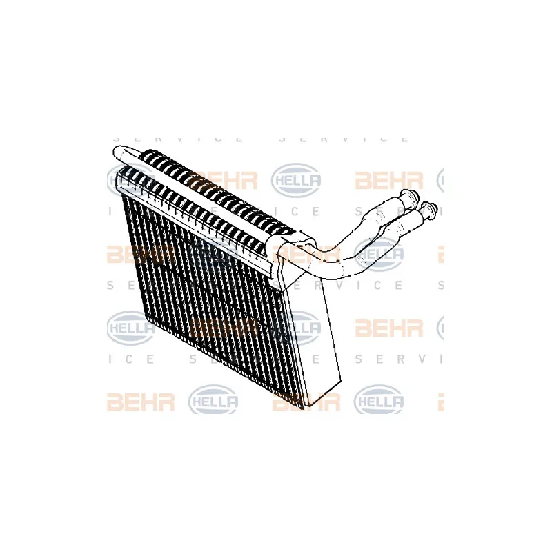 Evaporateur climatisation BEHR HELLA SERVICE 8FV 351 330-021 - Visuel 1