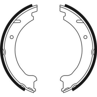 Jeu de mâchoires de frein, frein de stationnement ABE CRV002ABE pour VOLVO 850 2.5 AWD - 193cv