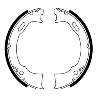 Jeu de mâchoires de frein, frein de stationnement ABE [CRY008ABE]