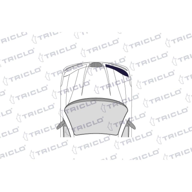 Enjoliveur, pare-chocs avant droit TRICLO 190252 - Visuel 1