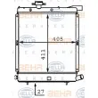 Radiateur, refroidissement du moteur BEHR HELLA SERVICE [8MK 376 707-721]