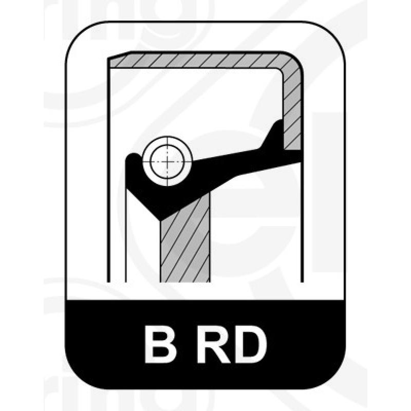 Bague d'étanchéité, vilebrequin ELRING 059.790 - Visuel 1