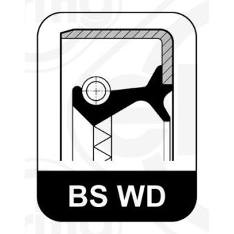 Bague d'étanchéité, moyeu de roue ELRING OEM 0179973947