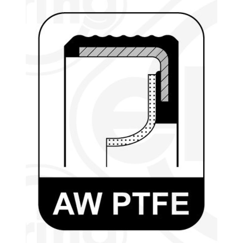 Bague d'étanchéité, vilebrequin ELRING 298.770 - Visuel 1