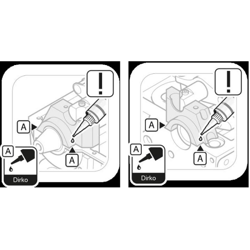 Jeu de joints d'étanchéité, couvercle de culasse ELRING 383.280 - Visuel 1
