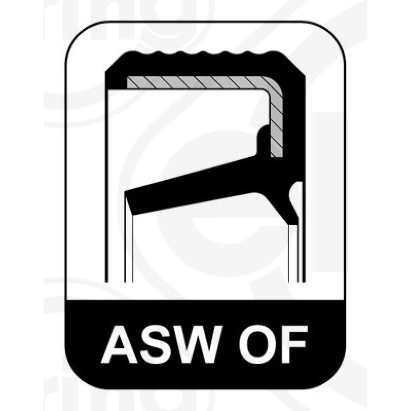 Bague d'étanchéité, vilebrequin ELRING 441.170 - Visuel 1