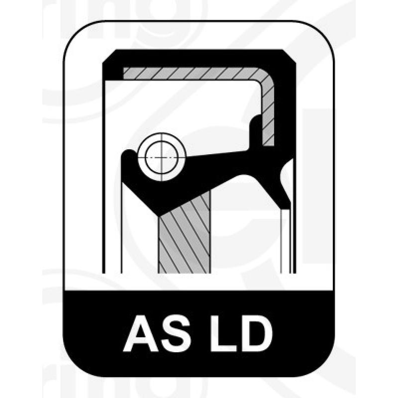 Bague d'étanchéité, vilebrequin ELRING 562.390 - Visuel 1