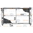 Radiateur, refroidissement du moteur BEHR HELLA SERVICE [8MK 376 717-311]