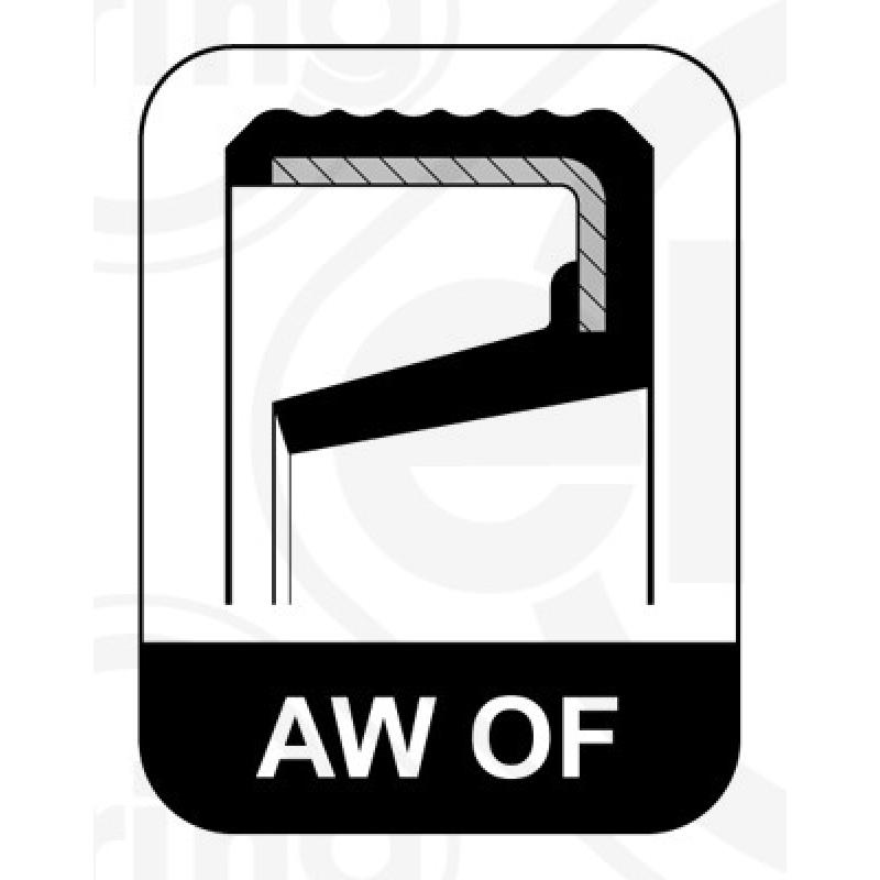 Bague d'étanchéité, vilebrequin ELRING 751.610 - Visuel 1