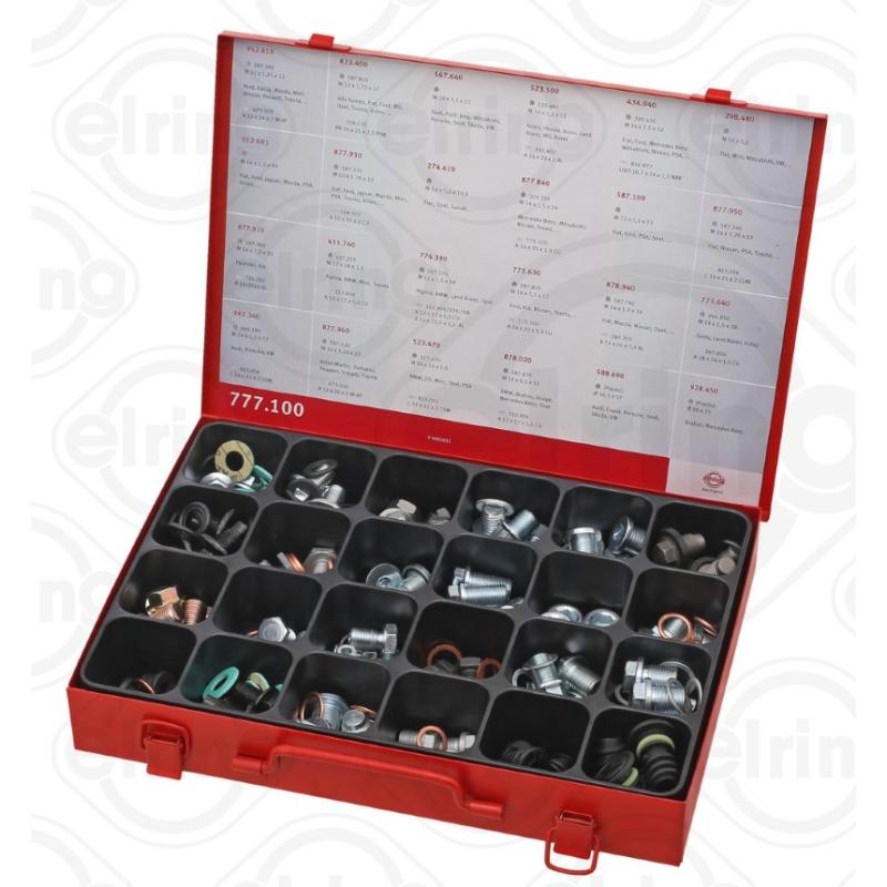 Assortiment, bouchon de vidange d'huile ELRING 777.100 - Visuel 1