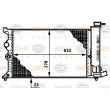 Radiateur, refroidissement du moteur BEHR HELLA SERVICE [8MK 376 719-421]