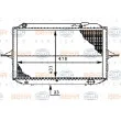 Radiateur, refroidissement du moteur BEHR HELLA SERVICE [8MK 376 722-331]